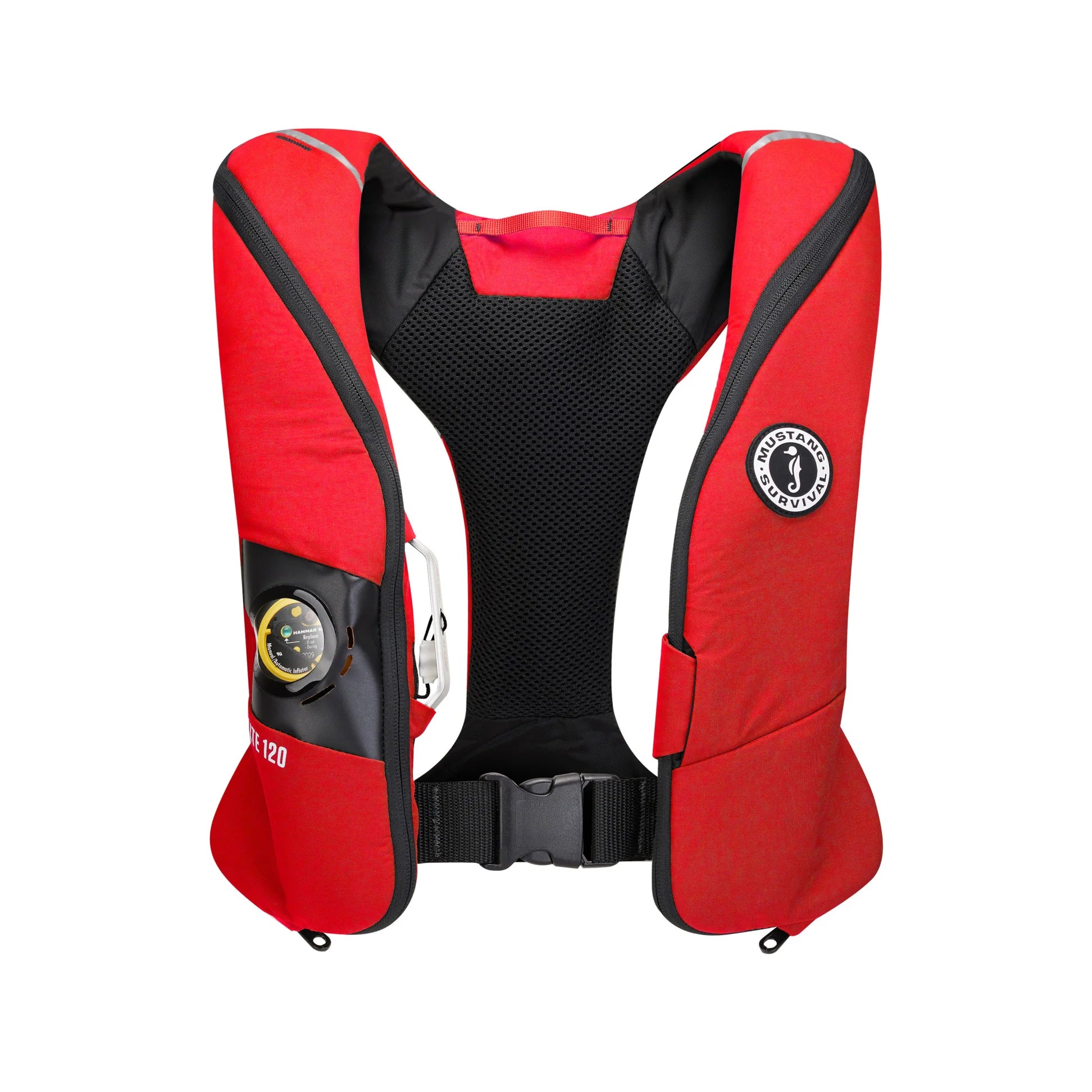 Mustang Elite 120 Inflatable PFD, Universal Size, Red