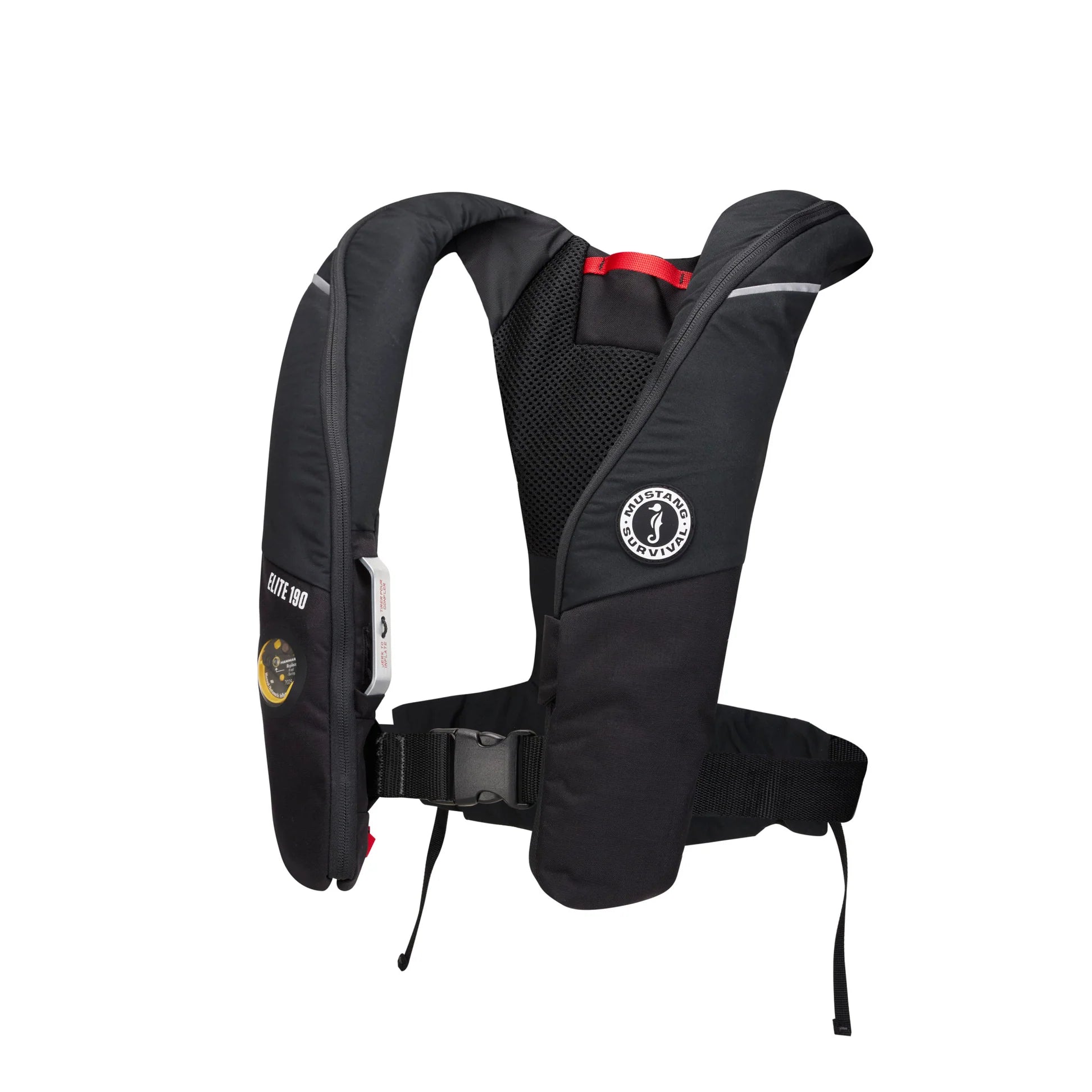Mustang Elite 190 Inflatable PFD, Universal Size, Black