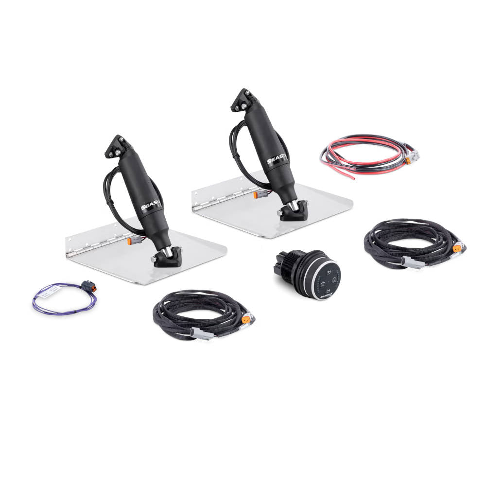 SeaStar STT3105R Trim Tab Kit, 12X12 Standard Tabs<br>