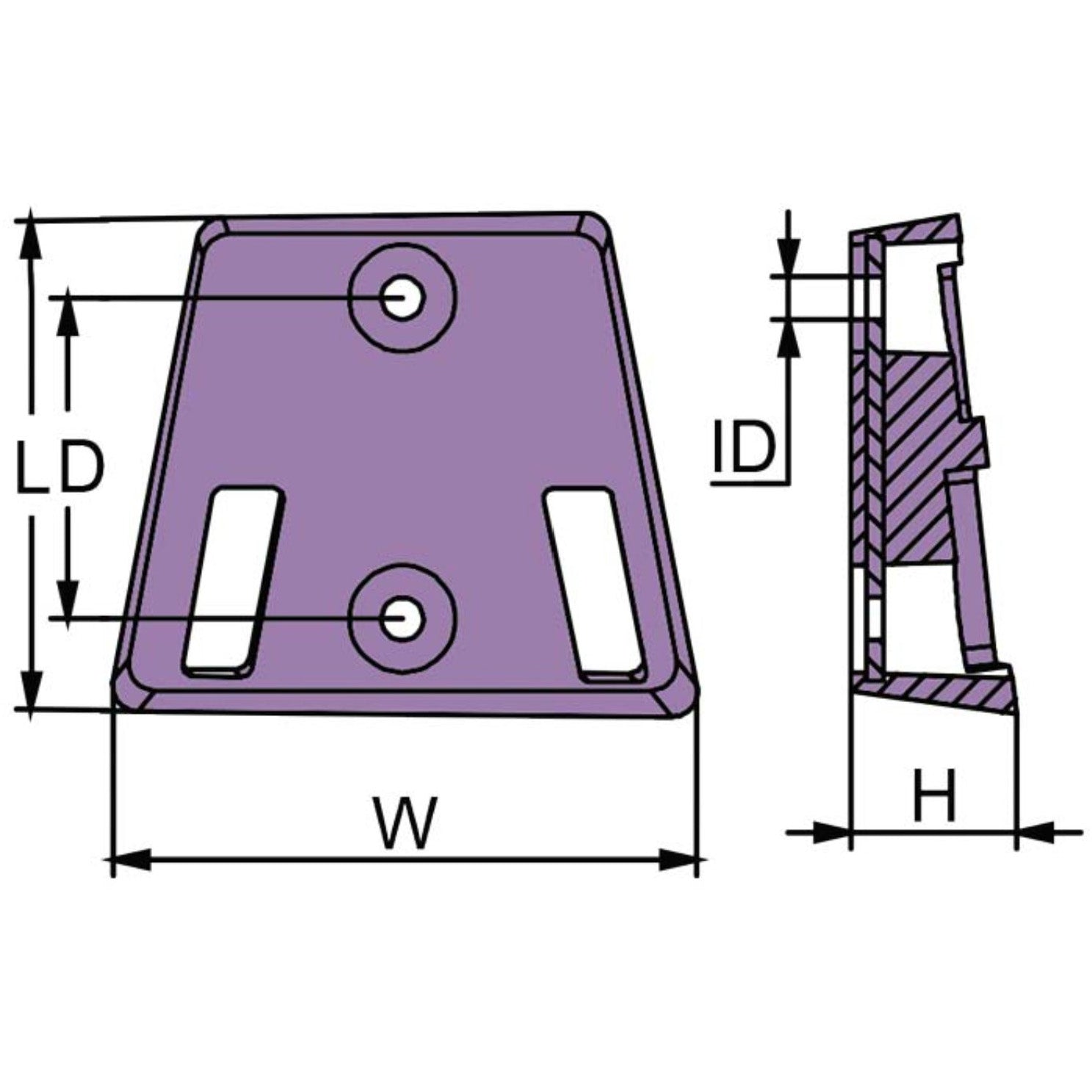 Mercruiser Anode Zinc OMC 984547