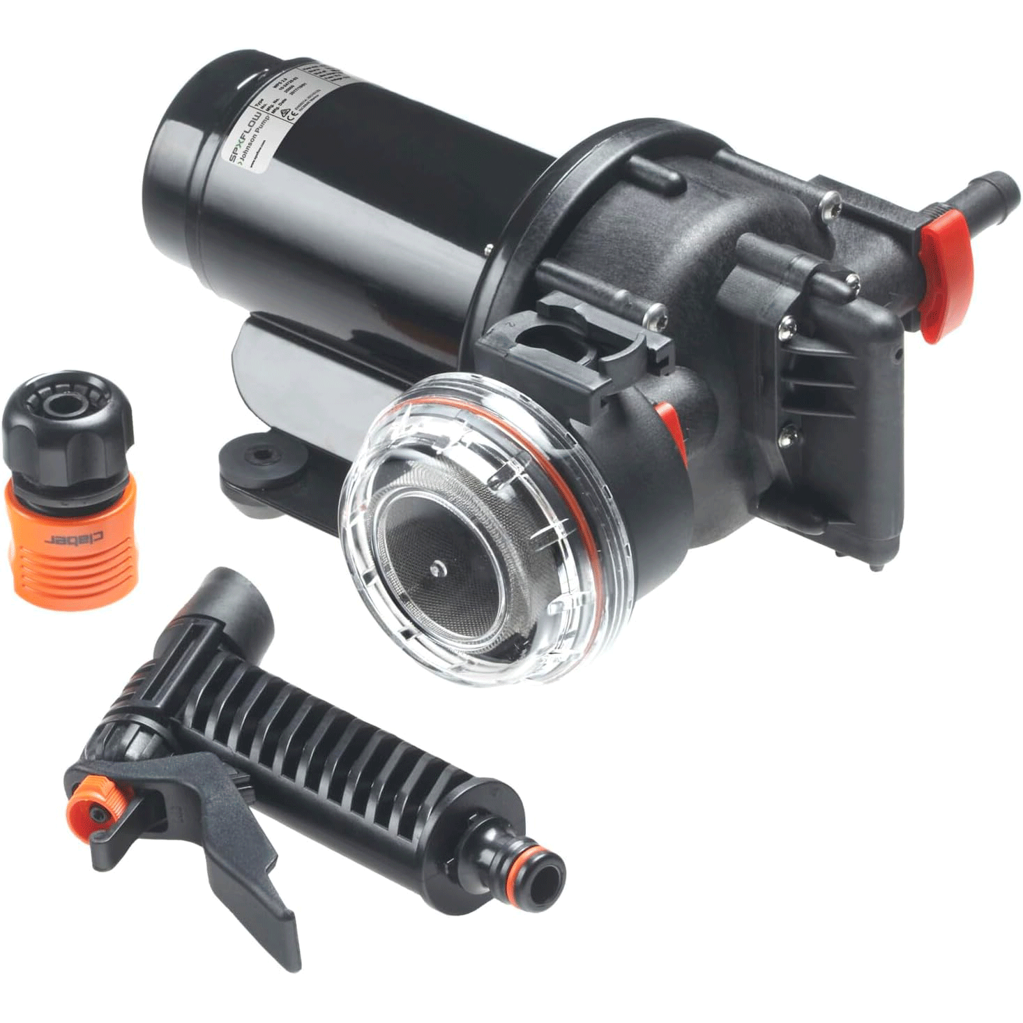 Johnson Pump 10-13407-08 Aqua Jet WD 5.2 Deck wash pump, 20 LPM, 5 bar, S/N, 24V