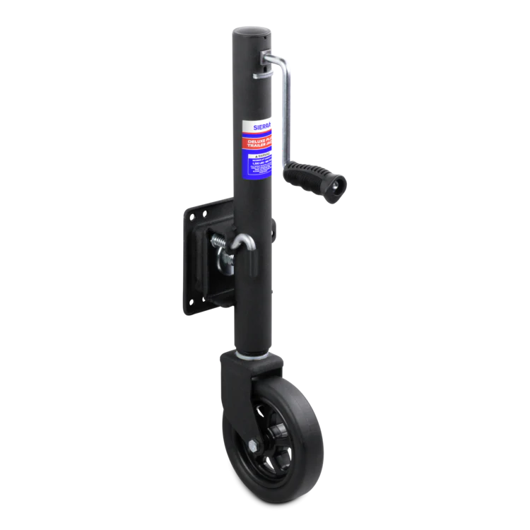 Dometic Deluxe Plus Trailer Jack, 1500 lb, 12" Travel, Swing Up