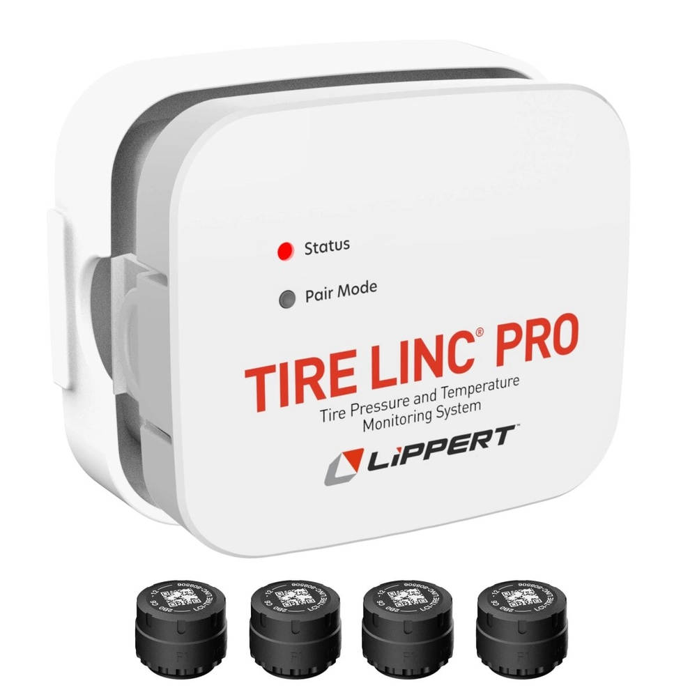 Lippert Tire Linc PRO RV Tire Pressure & Temperature Monitoring System (TPMS), 4-Tire