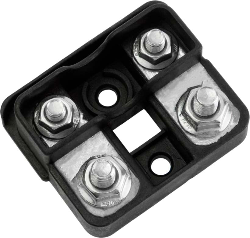 Compact Medium Amp AMI/MIDI Fuse Block (MAXI Replacement), Retail Pack