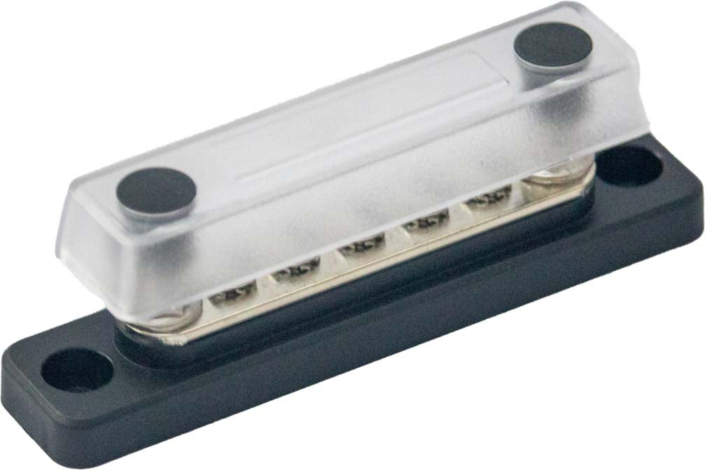 MiniBus Dual #10 Stud + Five #8 Screws - 100 Amp, Retail Pack