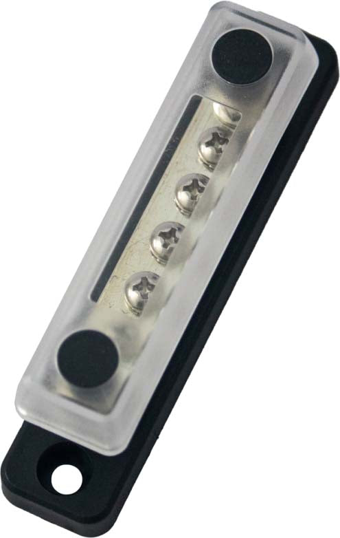 MiniBus Dual #10 Stud + Five #8 Screws - 100 Amp, Retail Pack