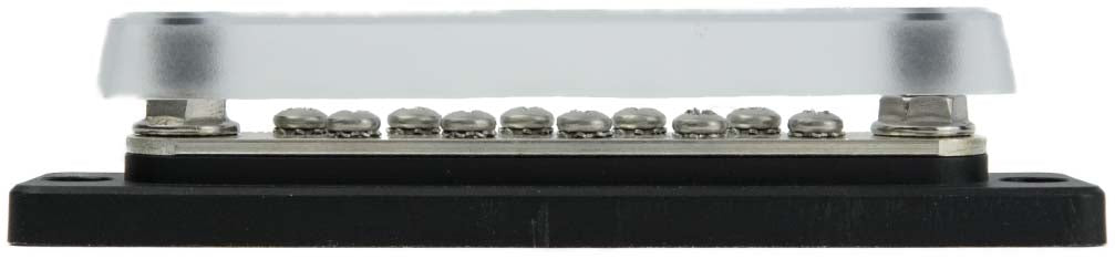 CommonBus Dual 1/4" Stud + Ten #8 Screws - 150 Amp, Retail Pack