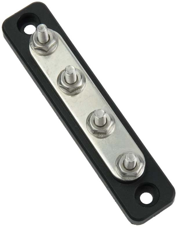 CommonBus Four 1/4" Studs - 150 Amp, Retail Pack