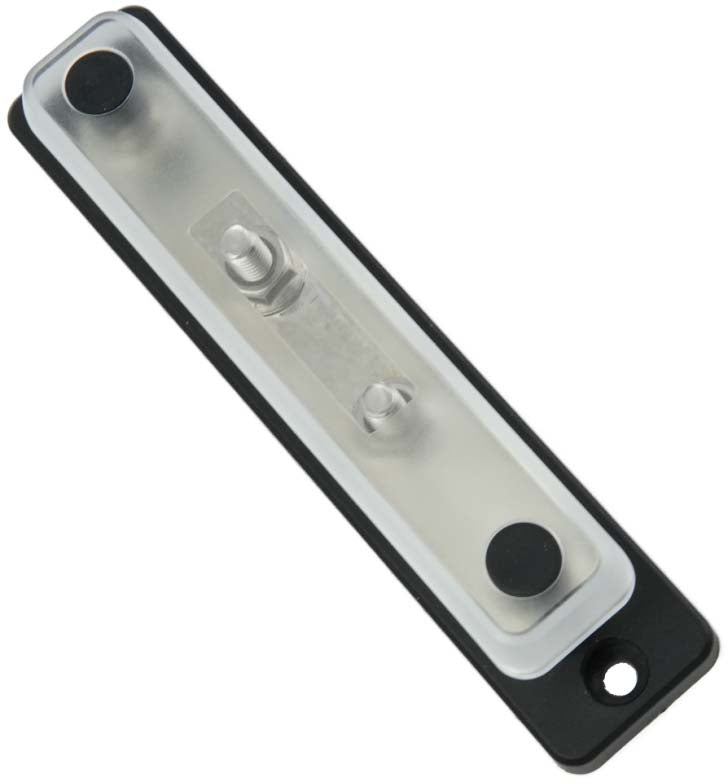 CommonBus Dual 1/4" Stud + Ten #8 Screws - 150 Amp w-Cover, Retail Pack