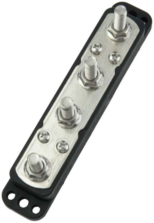 MaxiBus - Four 5/16" Studs +4 Circuits (#8) - 250 Amp, Retail Pack