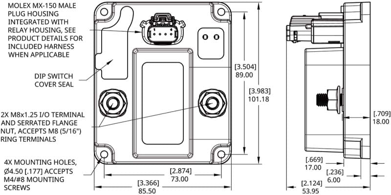 RT Fuse Block 6 Circuit w/Ground