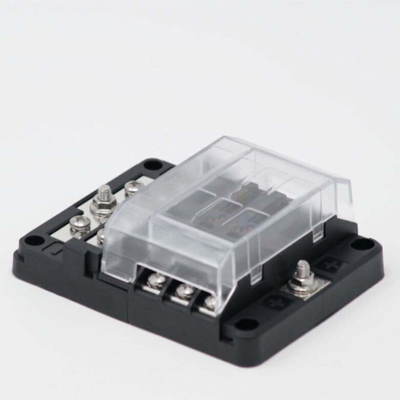 CommonBus Dual 1/4" Stud + Twenty #8 Screws - 150 Amp w-Cover, Retail Pack