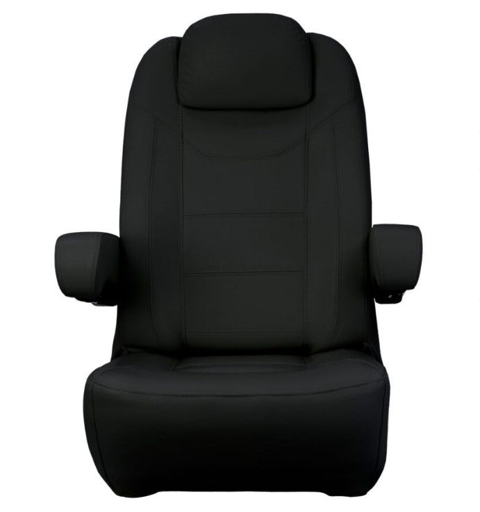 High-Back Charter Helm Chair, Charcoal