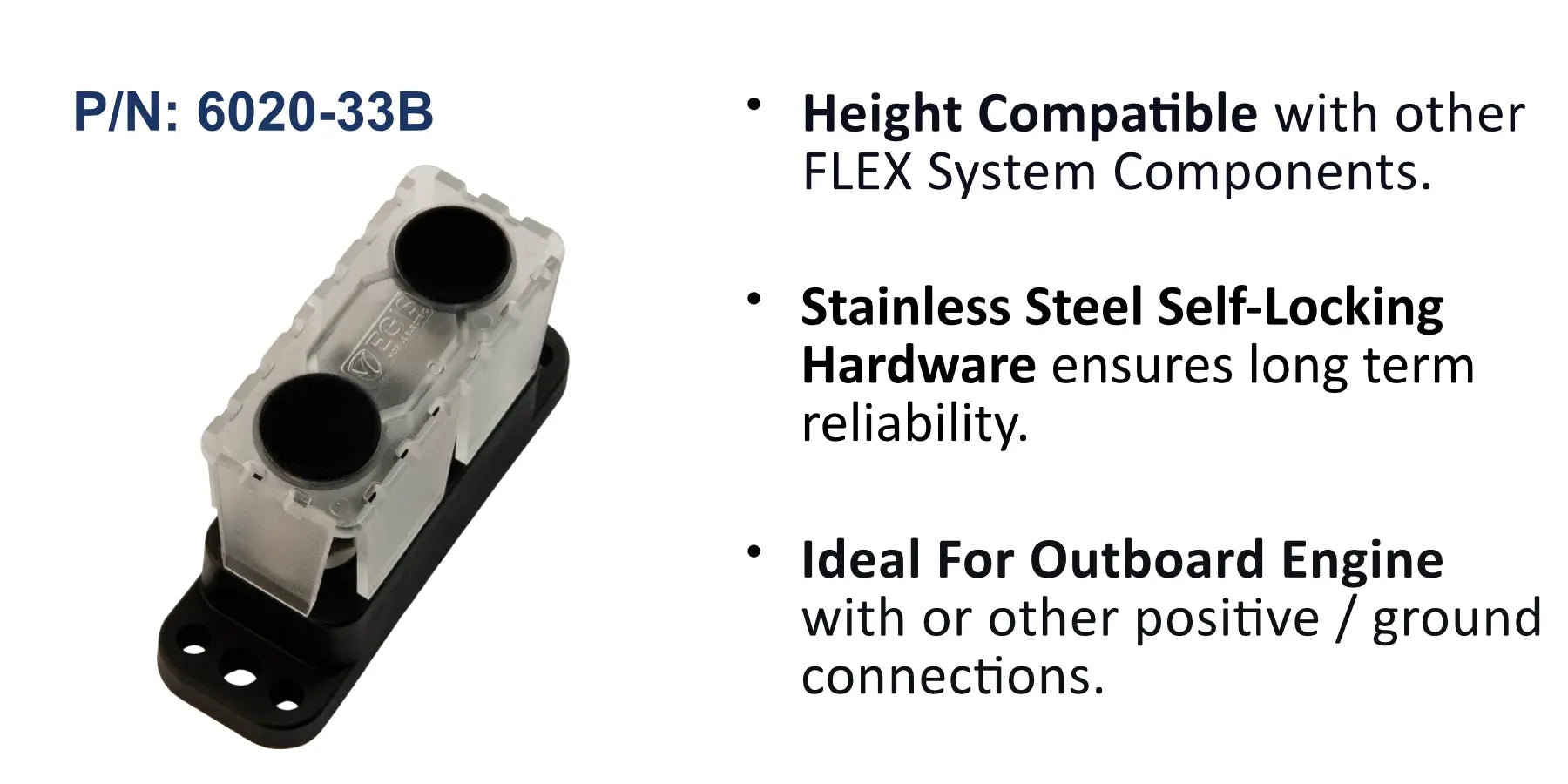 Egis Dual PowerPost 2x M8 (5/16") Studs