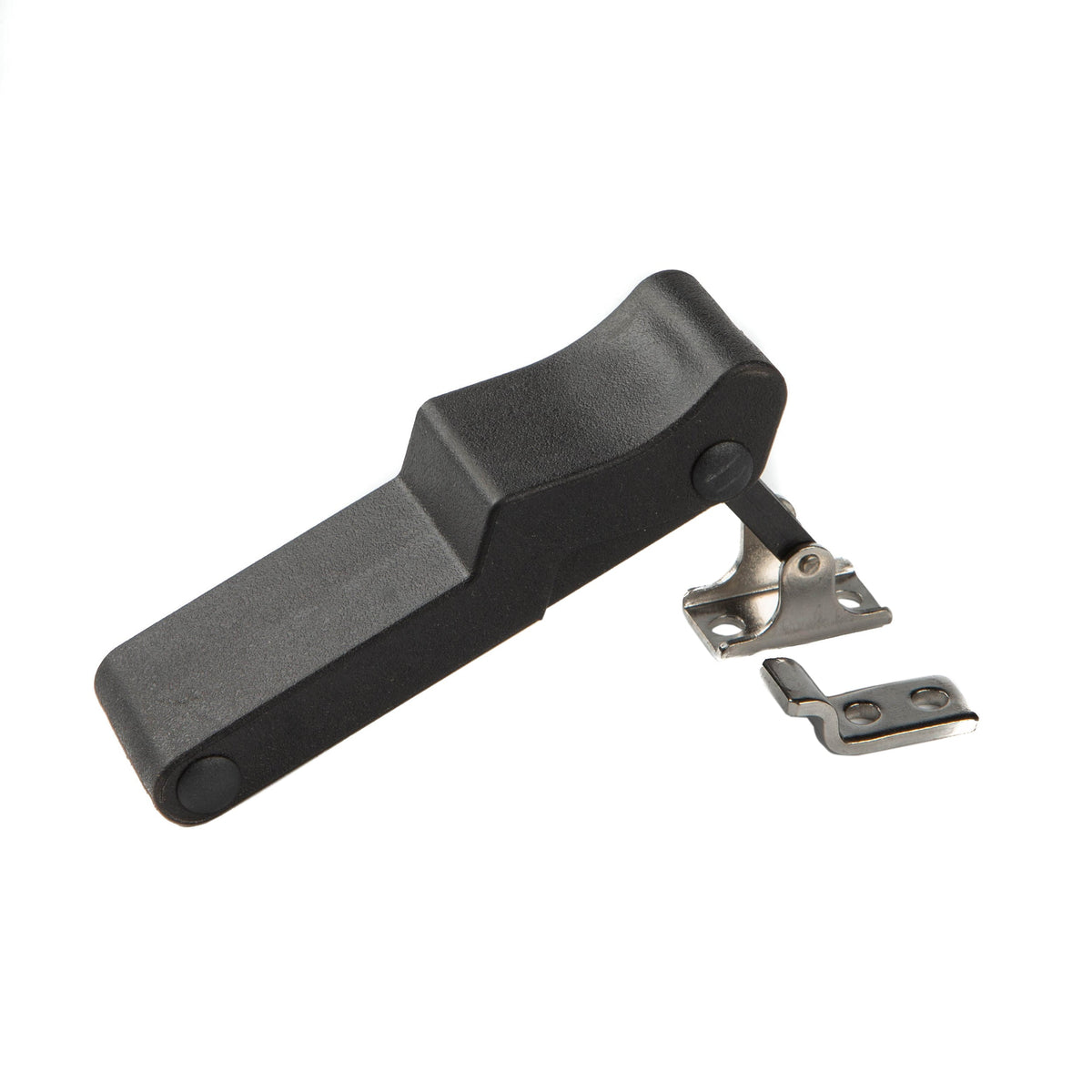 Black Rubber Draw Latch with S-Keeper