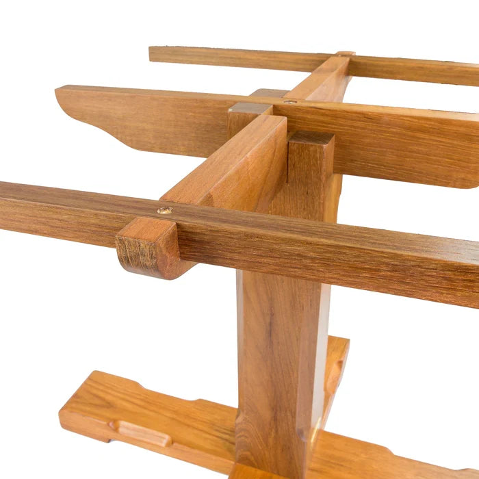 Premium Grade Teak Backgammon/Checkerboard Stand