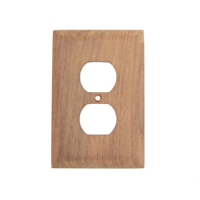 Teak Outlet Cover, 5-1/16" x 3-5/8"