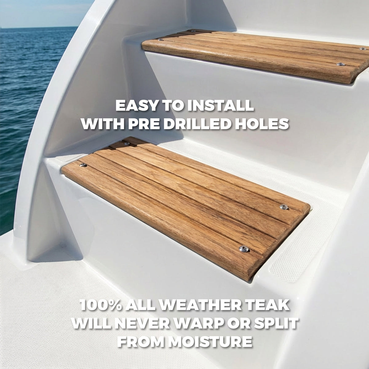 Teak Deck Steps