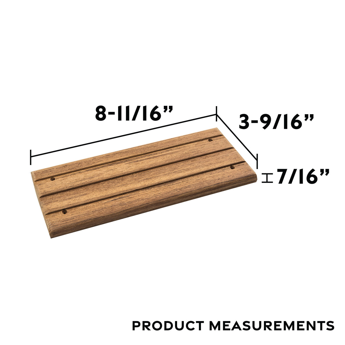 8-3/4" Small Premium Grade Teak Deck Step