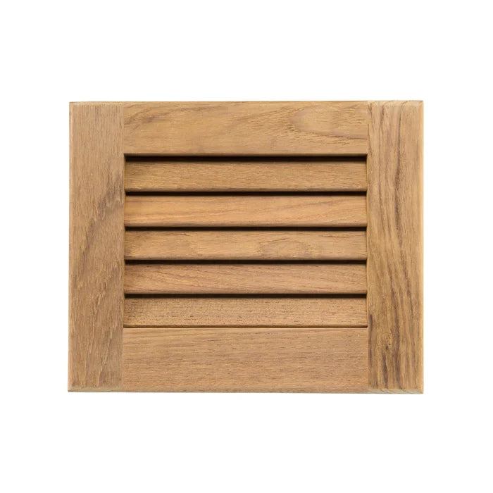 7-1/2" Premium Grade Teak Louvered Insert