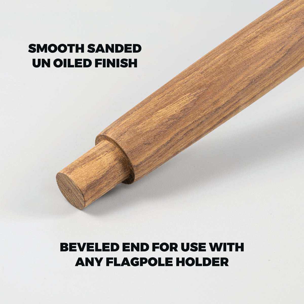 60" Premium Grade Teak Flagpole