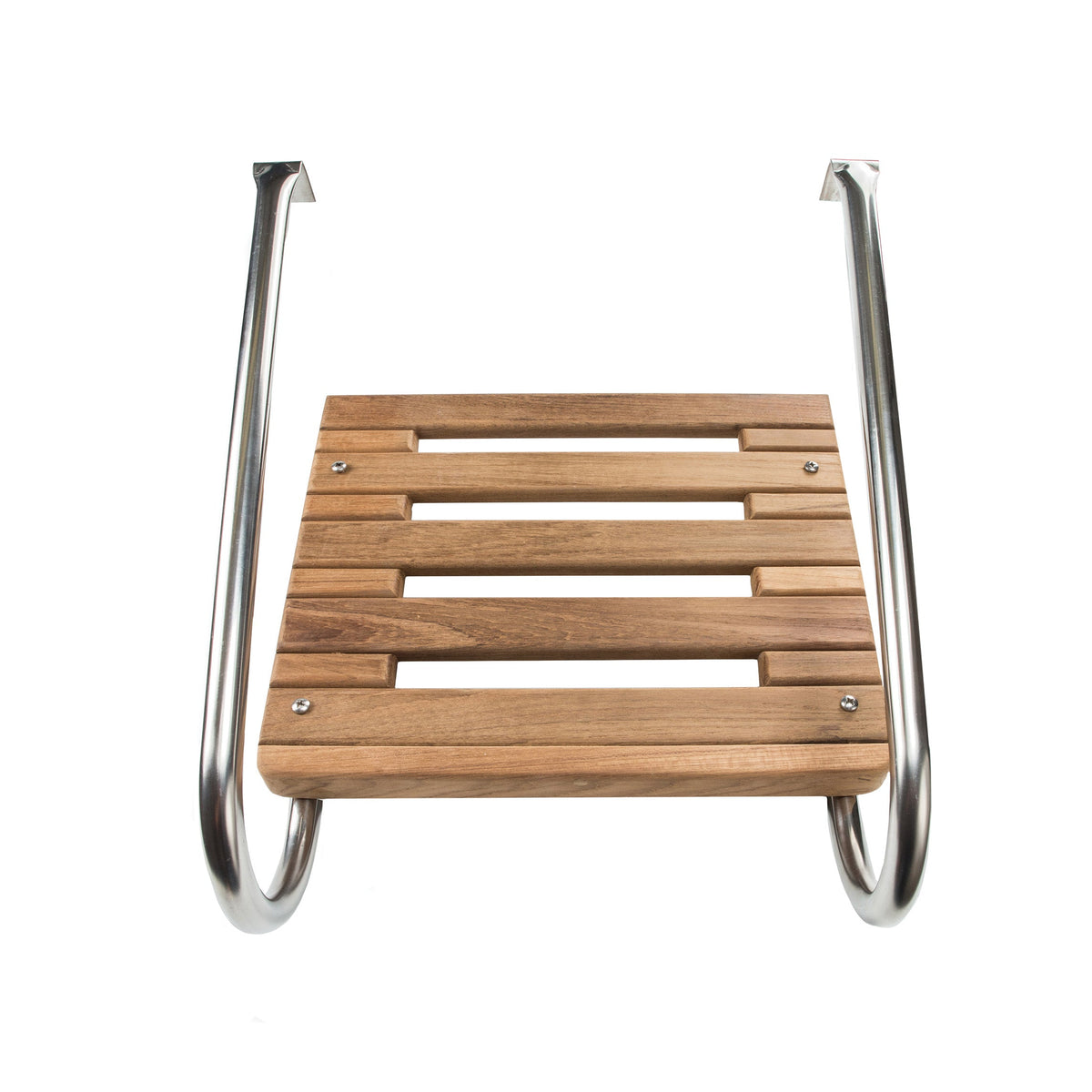 Swim Platform, Teak, Two Side Rails, Inboard/Outboard w/ hardware