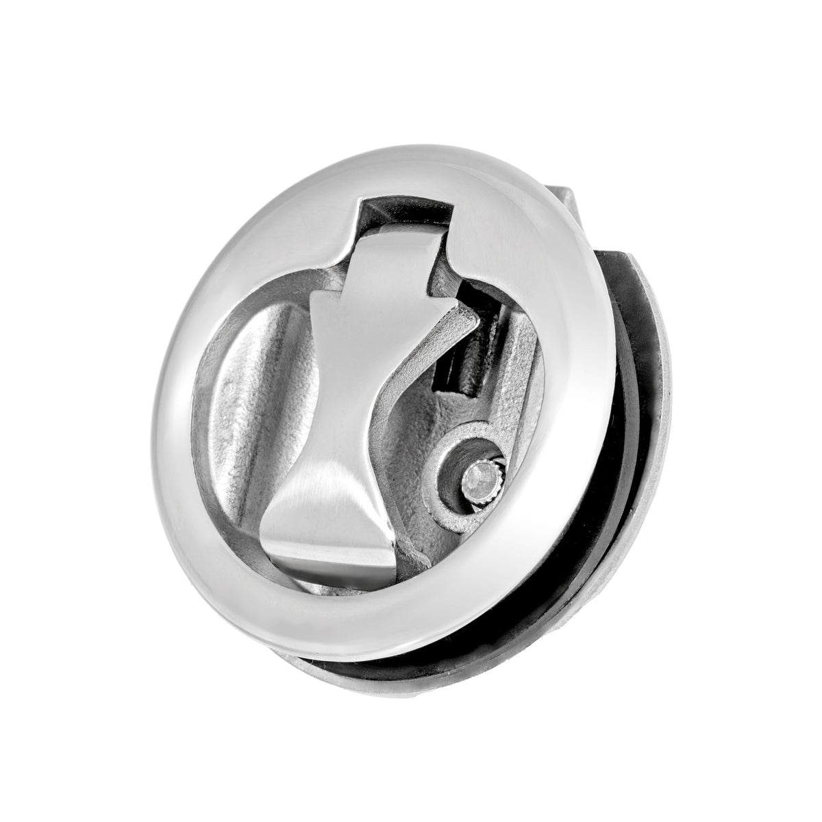 2" 316 Stainless Steel Locking Lever Pull Slam Latch