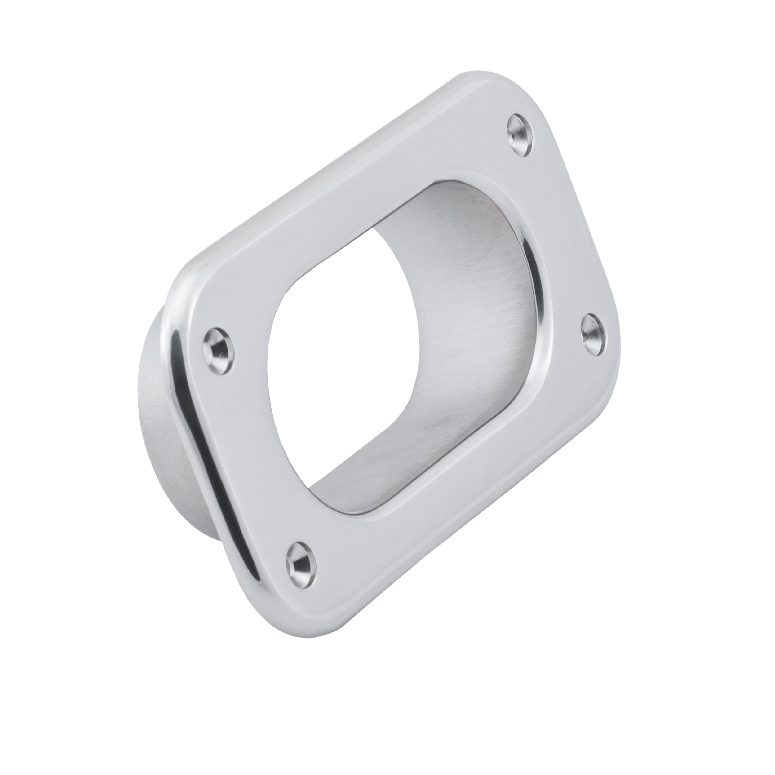 Hawse Pipe, Rectangular Plate, 4" x 1-7/8" Interior Hole