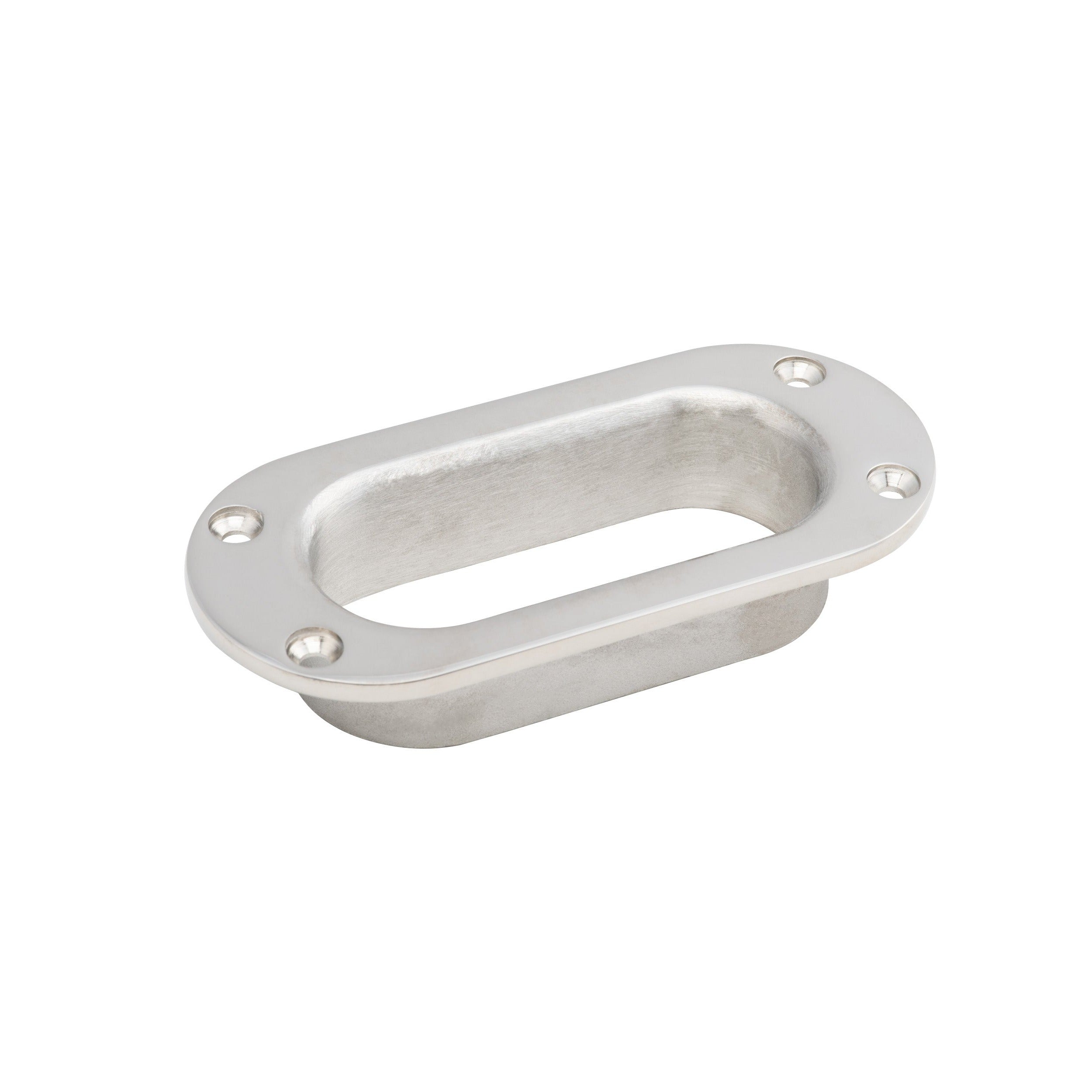 Hawse Pipe, Oval Plate, 3-3/4" x 1-1/2" Interior Hole
