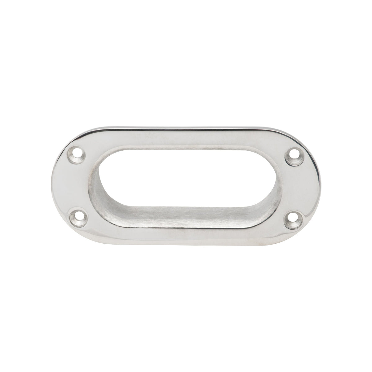 Hawse Pipe, Oval Plate, 3-3/4" x 1-1/2" Interior Hole
