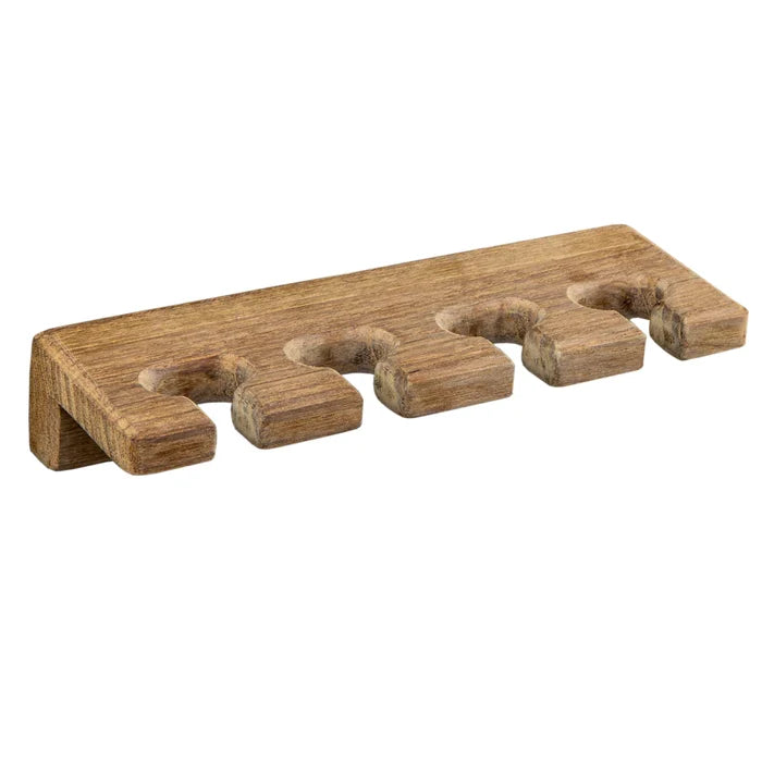 Teak Toothbrush Holder