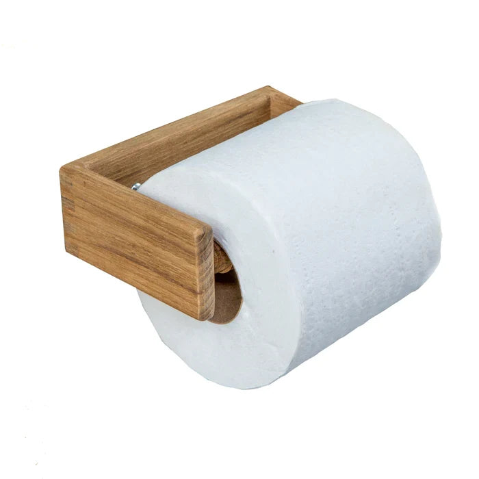 Teak Toilet Tissue Rack