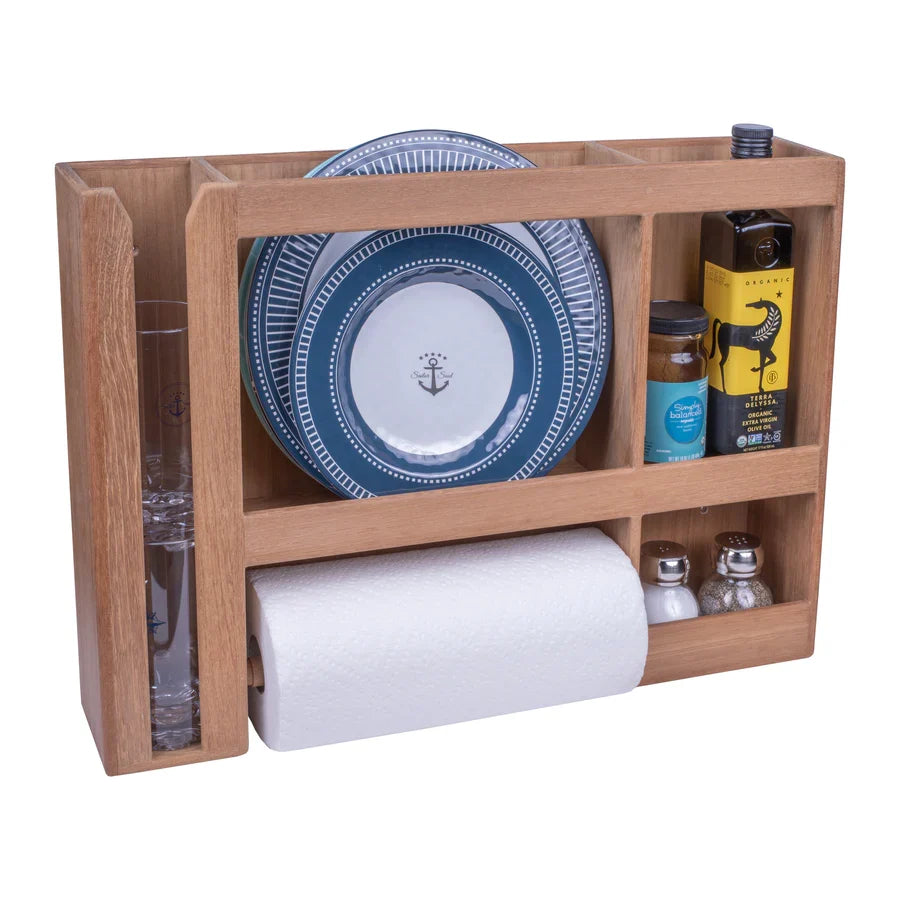 Whitecap Dish / Cup / Paper Towel Rack, Small