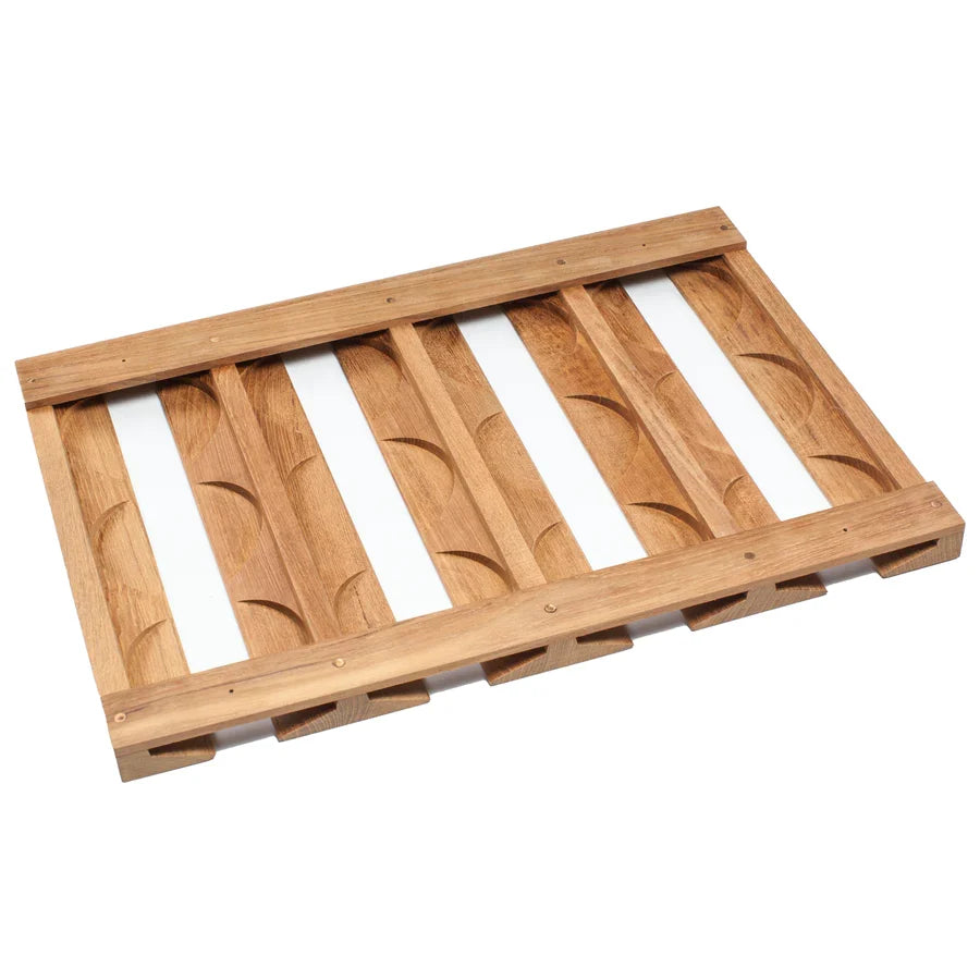 Whitecap Teak Overhead Wineglass Rack