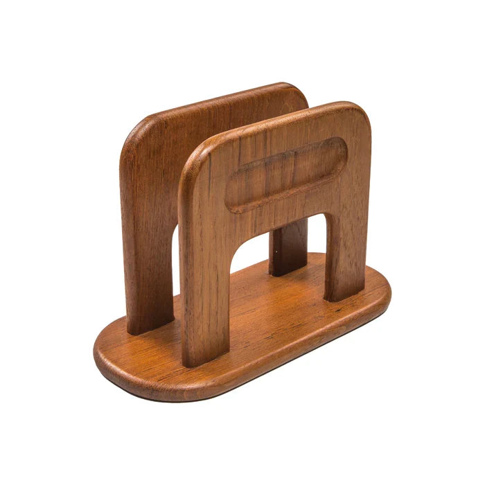 8-1/4" Premium Grade Teak Traditional Napkin Holder