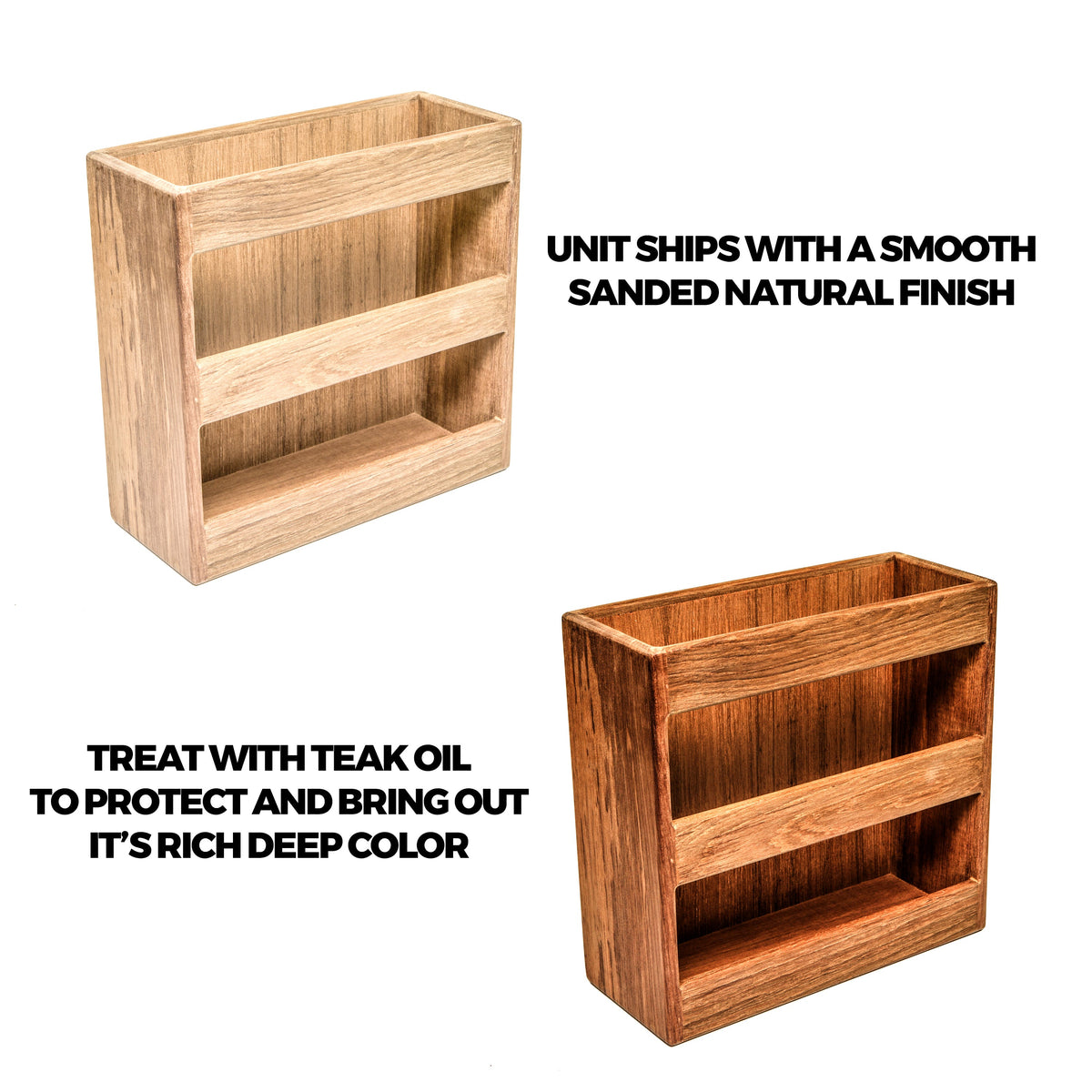 Whitecap Teak Magazine/Utility Rack