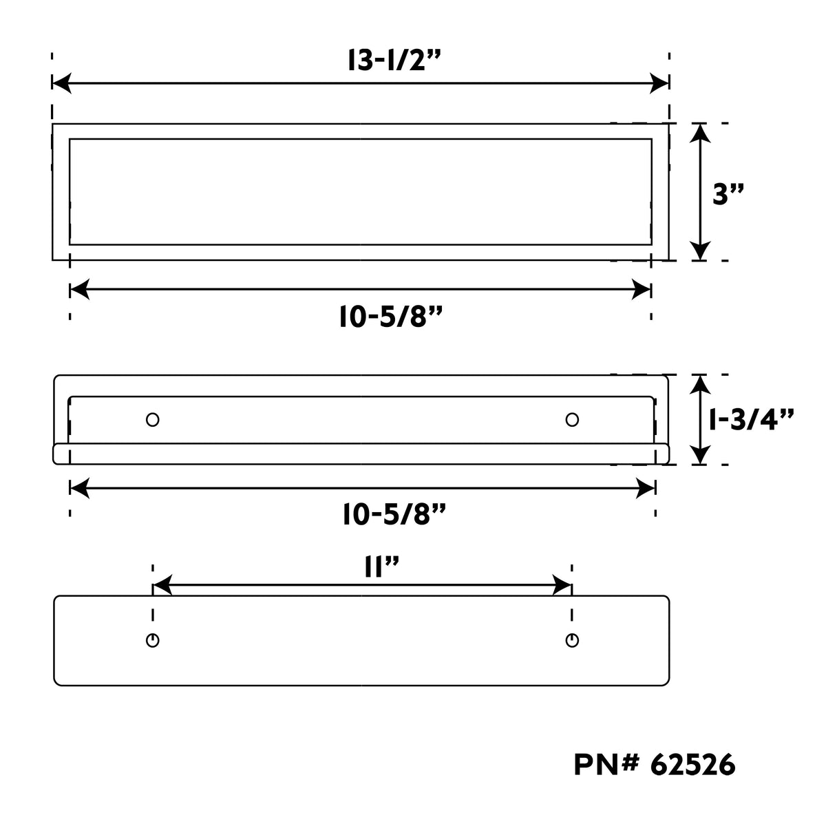 Teak Stow Rack