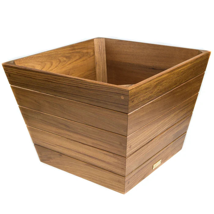 14" Medium Premium Grade Teak Planter Box