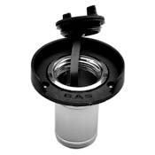 Perko Gas Fill, Chrome, Plastic Flange and Cap, 1-1/2"