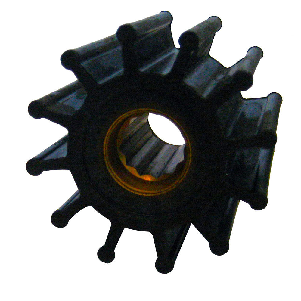 Jabsco, Impeller, Silhouette K, 2-1/4" dia., 12 Blade, Nitrile, Drive Type 6