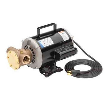 Jabsco, Flexible Impeller Pump, Open Drip Proof Motor, 6050-0003