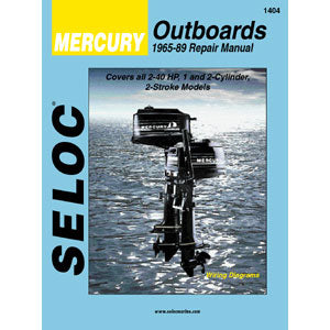 Mercury Outboard Repair Manual, 1965 - 1989, 2 - 40 HP, 1 - 2 Cylinder, 2 Stroke, 1404