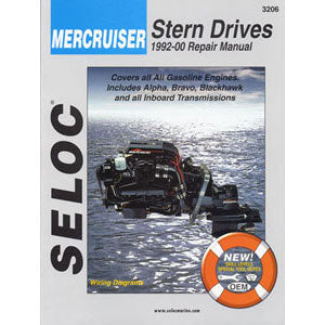 Mercruiser Stern Drive/IB, '92-'00, All Engines & Drives, Includes BW/Velvet, Hurth/ZF & Walter, Carbureted & Fuel Injection