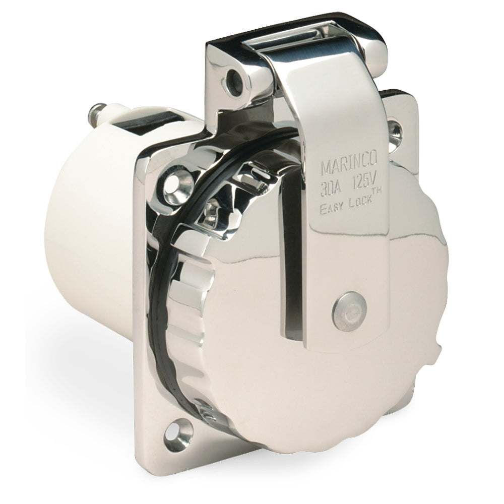 Stainless Steel Power Inlet - 30A, 125V
