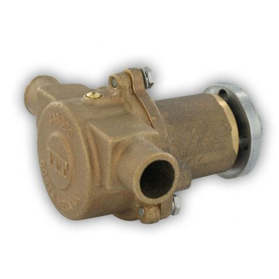 Jabsco, Bronze Flexible Impeller Flange Mount Engine Cooling Pump, 1", 18830-0020