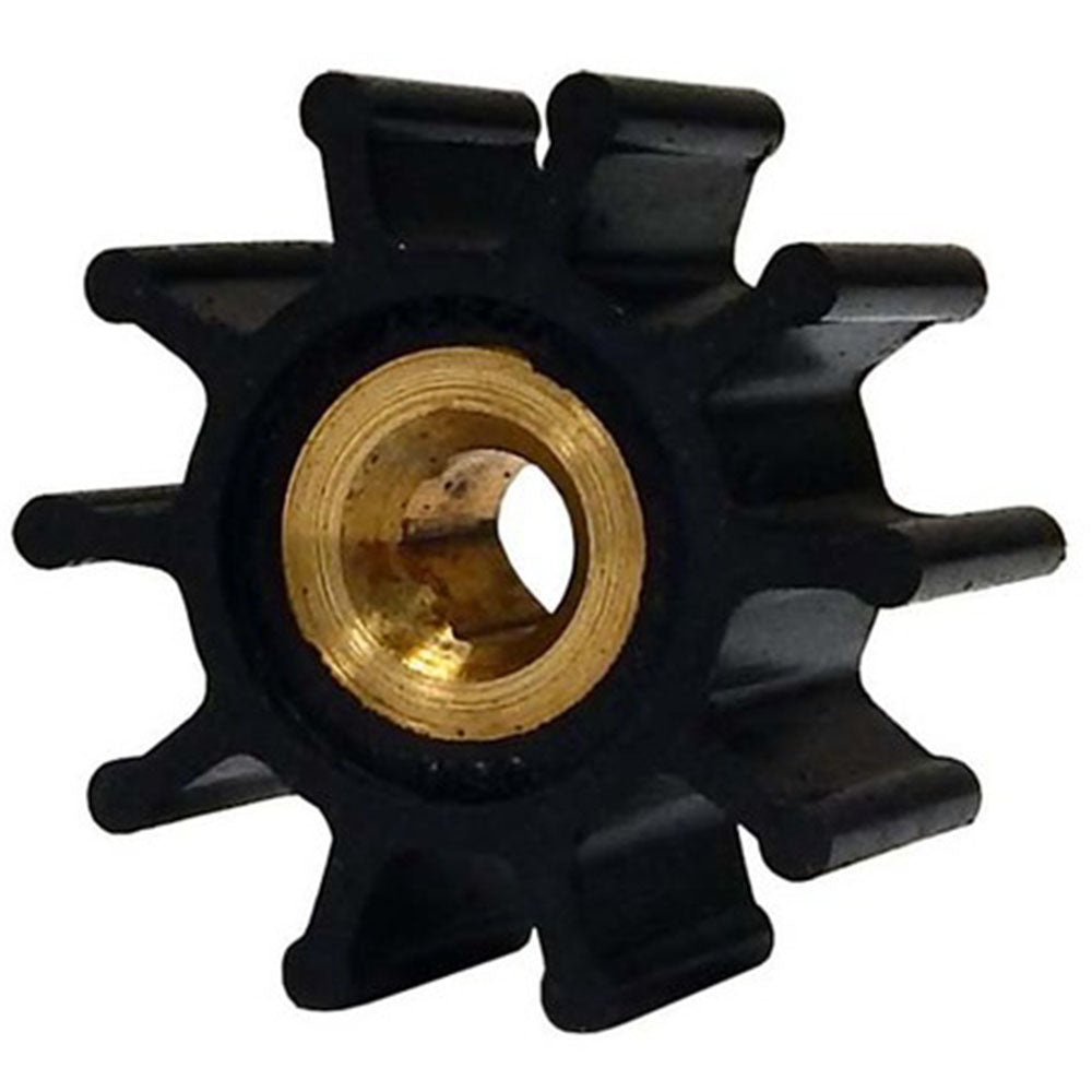 Jabsco, Impeller, Silhouette Y, 2-9/16" dia., 10 Blade, Neoprene