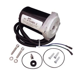 Tilt & Trim Motor PT476NMK-3, Merc/Mariner 1985-1992, 35-225 HP O/B 2-Wire Motor Supplied with Conversion Wire Harness