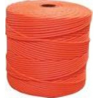 3.0 MM Braided Polyethylene Twine, Orange, 2 lb, Roll
