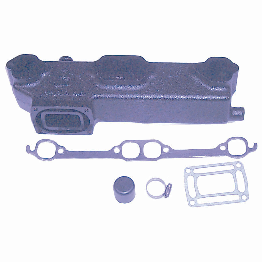 Exhaust Manifold, OMC Sterndrive, 1979-1989 V-8 Starboard Side, 18-1902