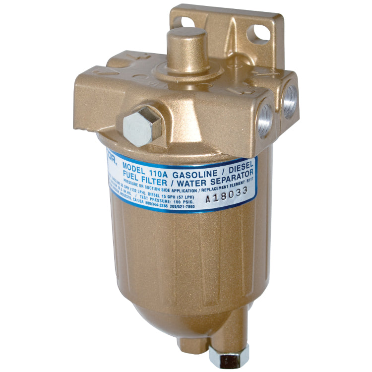 110A Fuel Filter/Water Separator, High Pressure, 10 Micron